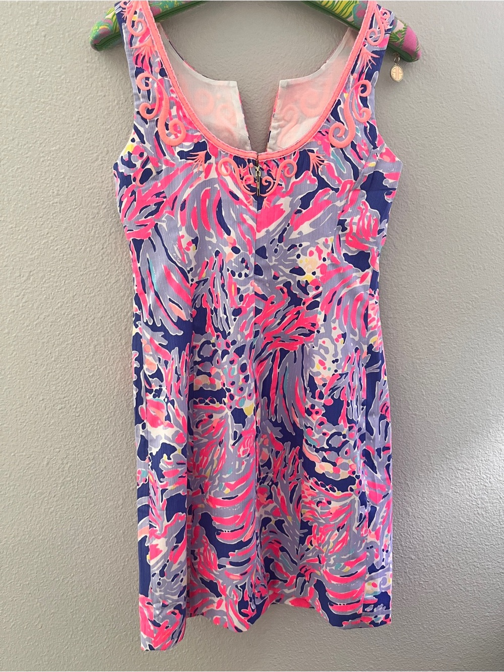 NWT Lilly Pulitzer LYSSA SHIFT Dress in SHRIMPLY CHIC Size 2 $198 - Picture 4 of 13
